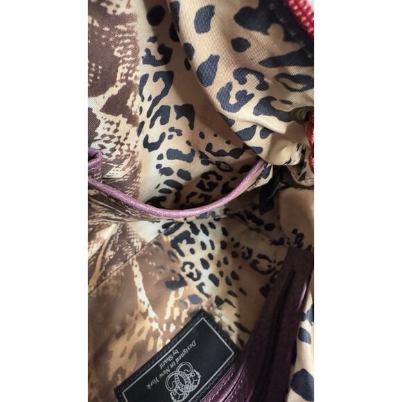 Vintage Sharif Purse Shoulder Bag Boho Retro Tapestry Leather Bead Tassel Bling - Picture 13 of 15